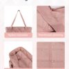 BAGSMART Tote Bag for Women, Puffer Work Tote with Zipper, Travel Essentials Quilted Nurse Travel Hospital Bag