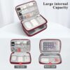 71-YK16CsXL._AC_SL1500_.jpg FYY Electronic Organizer, Travel Cable Organizer Bag Pouch Electronic Accessories Carry Case Portable Waterproof Double Layers All-in-One Storage Bag for Cable, Cord, Charger, Phone, Hard Drive Red