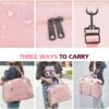 710Gto-1gL._AC_SL1500_-1.jpg Travel Duffel Weekender Carry On Tote for Women and Men - Waterproof Gym Bag, Hospital Bag for Labor and Delivery, Overnight Luggage with Trolley Sleeve