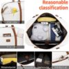 Travel Bag for Women: 21" Large Weekender Bags for Women with Shoe Compartment & Toiletry Bags, 3PCS Overnight Duffel Tote for Carry on Weekend Travel Business Trip Airplane Traveling, Gym