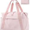 BAGSMART For Spirit Airlines Personal Item Bag, 23L Foldable Weekender Bags for Women Gym Tote Overnight Bag for Travel