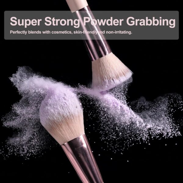 712D7Pr5TxL._SL1500_.jpg BS-MALL Makeup Brushes Foundation Powder Concealers Eye Shadows Makeup Set with LED light Mirror 14 Pcs Mini Makeup Brushes (APINK)