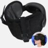 712WEkICrPL._AC_SL1500_.jpg Travel Pillows for Airplanes, Airplane Pillow for Long Flight, Airplane Head Strap with Eye Mask for Sleep, Travel Neck Pillow for Car Road Trip, 360° Support Headrest, Stop Bobblehead, Black