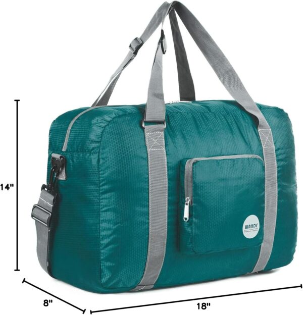 712cAfLY3L._AC_SL1500_.jpg WANDF For Spirit Airlines Personal Item Bag 18x14x8 Foldable Travel Duffel Carry on Weekender Overnight for Women Men