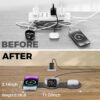 712w9UYkxFL._AC_SL1500_.jpg 3 in 1 Charging Station for Apple Multiple Devices, Foldable Travel Wireless Charger 18W for iPhone 16 15 14 13 Pro Max Plus &Apple Watch Series/Airpods