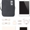 7138NoiRQxL._AC_SL1500_.jpg Lanola Travel Cable Organizer Bag, Electronic Accessories Case Portable Double Layer Cable Storage Bag for Cord,phone,Charger, Flash Drive, Phone, SD Card,Personal Items - (Black)