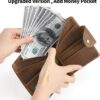 713UrEA1L8L._AC_SL1500_.jpg Ringsun Leather Passport Wallet for Men Women, RFID Passport Holder Case Travel Passport Cover for Family