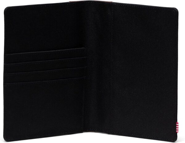 713X85zhJWL._AC_SL1500_.jpg Herschel Passport Holder, Black/Tan, Standard