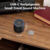 713ci2BQz9L._AC_SL1200_.jpg Portable Sound Machine Mini White Noise Machine with 30 Soothing Sounds for Newborn Kids Adults Rechargeable Sleep Brown Noise Machine with 4 Timers Memory Function for Travel Camping Home and Office