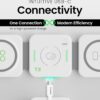 7140mpEU7oL._AC_SL1500_.jpg InfinaCore 3-in-1 Charging Station for Apple Devices - Travel Essentials- Magnetic Wireless Travel Charger - Foldable Charging Pad for Magsafe iPhone 16 15 14 13 12 Pro Max/Plus, AirPods & Apple Watch