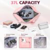 714sT1zbUKL._AC_SL1500_.jpg TOPBAG Travel Duffle Bag, Waterproof Weekender Bag Carry On Tote Bags for Women, Duffel Bag Sport Gym Bag for Men, Hospital Bag for Labor and Delivery, Overnight Bag Luggage Bag with Trolley Sleeve