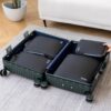 714ysvuN3DL._AC_SL1500_.jpg BAGAIL 4 Set/6 Set/8 Set Compression Packing Cubes Travel Accessories Expandable Packing Organizers(Black ClothPattern 4 Set)