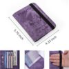 Passport Holder for travel - Cover Wallet -Travel Essentials RFID Blocking Travel Accessories for Women Men (violet)