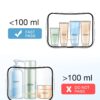 715YVWudxSL._AC_SL1500_.jpg BAGSMART Clear Toiletry Bag, 2 Packs TSA Approved Water resistant Quart Size Travel Organizer, Airport Airline Travel Essential Carry On Makeup Cosmetic Bags for Women, Black