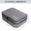 7163q5U3yUS._AC_SL1200_.jpg Electronics Organizer, Jelly Comb Electronic Accessories Cable Organizer Bag Waterproof Travel Cable Storage Bag for Charging Cable, Power Bank, iPad