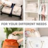 BAGAIL 8 Set Packing Cubes Luggage Organizer Bags for Travel Accessories-Cream