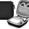 718JtflnYCL._AC_SL1500_.jpg Portable Hard-shelled Travel Case for Apple MacBook Charger, Small PU Leather Electronics Organizer Waterproof Storage Bag for Laptop Accessories, Magic Mouse, Power Bank, Charging Cords(Black)
