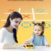 718YF4ohbL._AC_SL1500_.jpg Tic Tac Toe Bolt Game, Electronic 4-in-1 Handheld Puzzle Game Console, Portable Infinite TicTacToe Travel Game for Educational and Memory Growth, Family, Toys Board Games for Kids and Adults