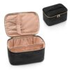 719OrEZMGiL._SL1500_.jpg OCHEAL Makeup Bag, Portable Cosmetic Bag, Large Capacity Travel Makeup Case Organizer, Black For Women Toiletry Bag for Girls Traveling With Handle and Divider