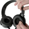 71BI3gDG55L._AC_SL1500_.jpg Classroom Headphones Bulk 5 Pack, Student On Ear Color Varieties, Comfy Swivel Earphones for Library, School, Airplane, Kids, for Online Learning and Travel, Noise Stereo Sound 3.5mm Jack (Black)