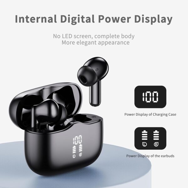 71BmTVJbMCL._AC_SL1500_.jpg Wireless Earbuds, 2025 Bluetooth 5.4 Headphones in Ear with 4 ENC Noise Cancelling Mic, New Wireless Earphones HiFi Stereo Deep Bass 40H Playtime, LED, In-Ear Bluetooth Ear Buds IP7 Waterproof, USB-C