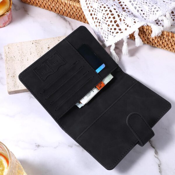 Passport Holder for Travel Leather Wallet Cover Case Must Haves Credit Card Bag Book Holder Protector Cruise Ship Vacation Essentials Accessories with Magnetic Buckle for Women and Men Gifts