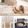LOVEVOOK Travel Duffle Bag,Puffer Weekender Bags For Women with Shoe Compartment,42L Carry On Duffel Bags For Airplanes,Hospital Bag for Labor and Delivery,Overnight Bag With Toiletry Bag,2Pcs Set
