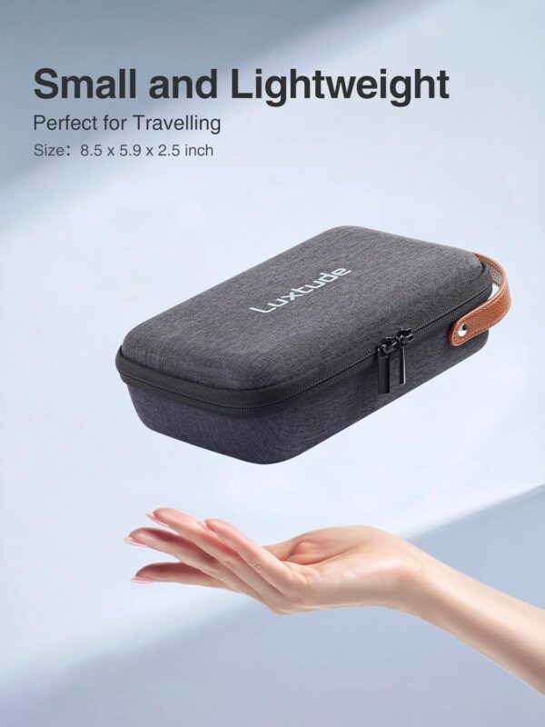 71D8OoF8ekL._AC_SL1500_.jpg Luxtude Electronics Organizer Travel Case, Tech Organizers Travel Case, Hard Charger Organizers, Portable Cable Organizer, Travel Essentials for Charger/Mouse/Cash/Card/Pen, Tech Gifts