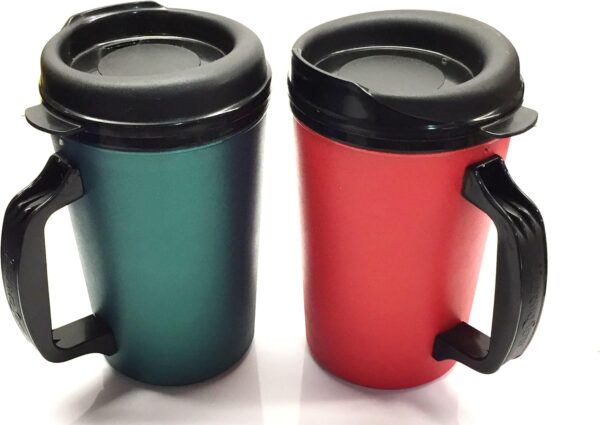 71DDbHlKt0L._AC_SL1500_.jpg GAMA Electronics Thermoserv 20oz Insulated Travel Mug Classic Gas Station Design (Red/Green 2 Pack)