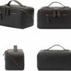 71DqDtk83L._AC_SL1500_.jpg Electronic Organizer Travel Case, Portable Waterproof PU Leather Tech Pouch, Accessories Storage Bag, Compact Travel Cord Organizer for Cable, Charger, Phone, Earbuds (3L Black)