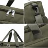 Travel Duffel Bag with Shoes Compartment Sports Gym Bag with Dry Wet Separated Pocket for Men and Women, Overnight Bag Weekender Bag Training Handbag Yoga Bag - Olive Green