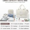 LOVEVOOK Travel Duffle Bag,Weekender Bags for Women with Shoe Compartment，Carry on Overnight Bag with Toiletry Bag,Gym Duffel Bag with Wet Pocket, Hospital Bags for Labor and Delivery