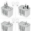 71EewnUJjkL._AC_SL1500_.jpg TESSAN Universal Travel Adapter, International Power Adapter 5.6A 28W 3 USB C 2 USB A Ports, Travel Worldwide Plug Adaptor, Outlet Wall Charger for Europe UK EU AUS (Type C/G/A/I)