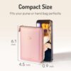 71FbtMgQcYL._AC_SL1500_.jpg Forvencer Passport Holder Cover with Safe Zipper Closure, Premium Passport Wallet for Travel, Cute RFID Blocking Card Case, Waterproof Travel Accessories for Women, Black