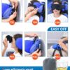 71Gt8jGUVnL._AC_SL1500_.jpg Travel Pillows for Airplanes, Airplane Pillow for Long Flight, Airplane Head Strap with Eye Mask for Sleep, Travel Neck Pillow for Car Road Trip, 360° Support Headrest, Stop Bobblehead, Black