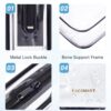 71H8vRPlviL._AC_SL1500_.jpg BAGSMART Clear Toiletry Bag, 2 Packs TSA Approved Water resistant Quart Size Travel Organizer, Airport Airline Travel Essential Carry On Makeup Cosmetic Bags for Women, Black