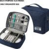 71HF5cKr1IL._AC_SL1500_.jpg 2 Layer Electronic Organizer,Cable Travel Organizer Bag, Electronic Accessories Travel Case For Adapter Plugs,Cable, Gadgets, Cord, Charger, Phone, Earphone, Large (Grey)