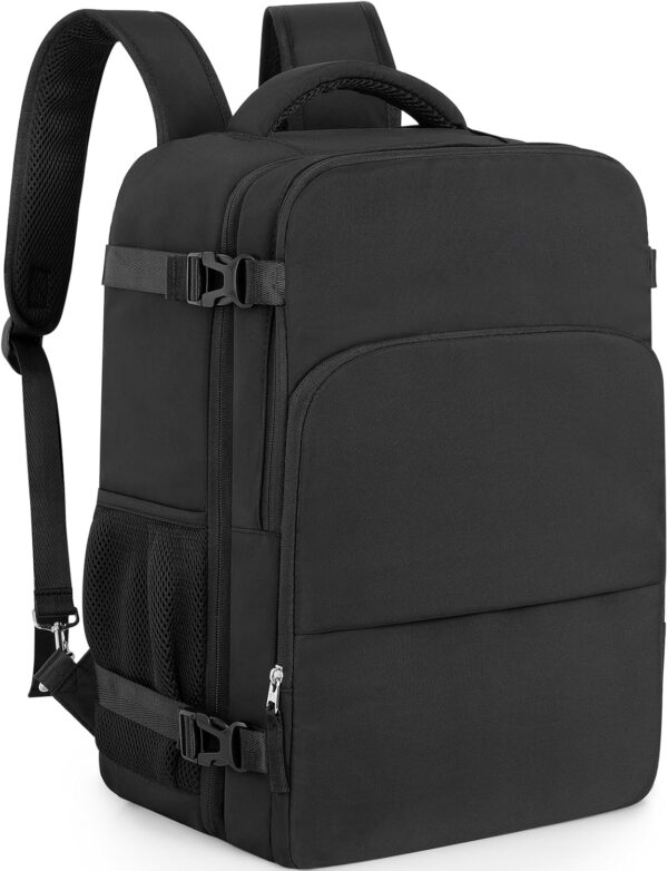 71I9Z0LKy2L._AC_SL1500_.jpg Travel Backpack for Women Men,Travel Laptop Backpack w/USB Charging Port, Waterproof Travel Backpack Carry On Flight Approved,Weekender Business Hiking Bag,Laptop Backpack 15.6 inch