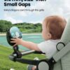 71IqJqKAQL._AC_SL1500_.jpg Gaiatop Mini Portable Stroller Fan, Battery Operated Small Clip on, Detachable 3 Speed Rechargeable, 360° Rotate Flexible Tripod Better Cooling for Car Seat Crib Treadmill Travel Black