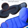 71JI84FW8tL._AC_SL1500_.jpg Travel Pillows for Airplanes, Airplane Pillow for Long Flight, Airplane Head Strap with Eye Mask for Sleep, Travel Neck Pillow for Car Road Trip, 360° Support Headrest, Stop Bobblehead, Black