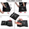 71JPB3p7-IL._AC_SL1500_.jpg Foldable Duffel Bag 30" / 75L Lightweight with Water Rresistant for Travel-Black