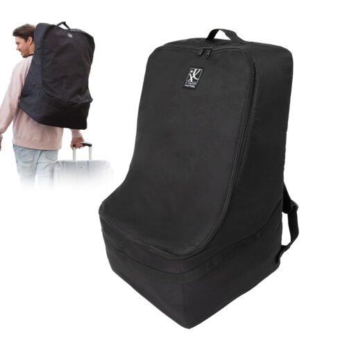 71JWHePPntL._SL1500_.jpg J.L. Childress Ultimate Backpack Car Seat Travel Bag – Fully Padded – Heavy Duty Car Seat Backpack- Airplane Travel Bag for Baby Car Seats – Fits All Car Seats, Infant Carriers & Booster Seats – Black