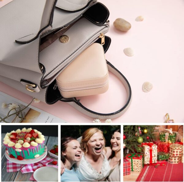 71JdFPZdEtS._AC_SL1500_.jpg KElofoN Travel Jewelry Case and Organizer with Mirror - Gift for Women and Girls