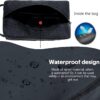 71L9B9Foh4S._AC_SL1200_.jpg FUNSEED Travel Toiletry Bag for Women and Men, Water-resistant Shaving Bag for Toiletries Accessories, Foldable Storage Bags with Divider and Handle for Cosmetics Toiletries Brushes Tools
