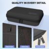 71LPdm5VlPL._AC_SL1500_.jpg Hard Travel Electronic Organizer Case for Power Bank Chargers Cables USB Flash Drive SD Card Electronics & Backpack Organizer Travel Case Small Portable Accessories Bag, Black
