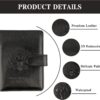 71LyzfUMTWL._AC_SL1500_.jpg Passport Holder for Travel, Leather Passport Holder, RFID Passport Cover Passport Wallet Premium Passport Case with Card Holder & Pen Slot Travel Must Haves Essentials for Women Men (Black)