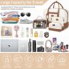 Wogarl Weekender Bags for Women Large Overnight Bag Weekend Travel Duffel Bag Carry on Shoulder with Shoe Compartment Toiletry Bag for Travel Business Gym