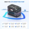 71NC8qdyUiL._AC_SL1500_.jpg Universal Travel Adapter, PD 35W 7 in 1 International Power Plug Adapter with 7.0A 4 USB-C and 2 USB-A Fast Wall Charger, Worldwide AC Outlet for US Europe UK AUS (Black+Silver)