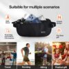 71NCqv3nQSL._AC_SL1500_.jpg DAITET Money Belt - Passport Holder Secure Hidden Travel Wallet with RFID Blocking, Undercover Fanny Pack (Black)