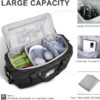 71OCz6tIsXL._AC_SL1500_.jpg ETRONIK Travel Bag for Men Women, Gym Bag & Tactical Duffle Bags for Travel, Carry on with Toiletry Bag and Shoe Compartment, Weekender Overnight Trip with Wet Pocket for Workout Medical, Black
